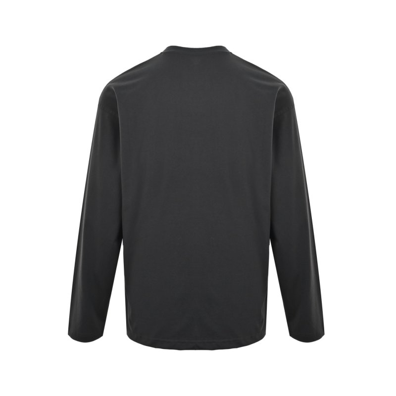 Charcoal Graphic Logo Long Sleeve T-Shirt view