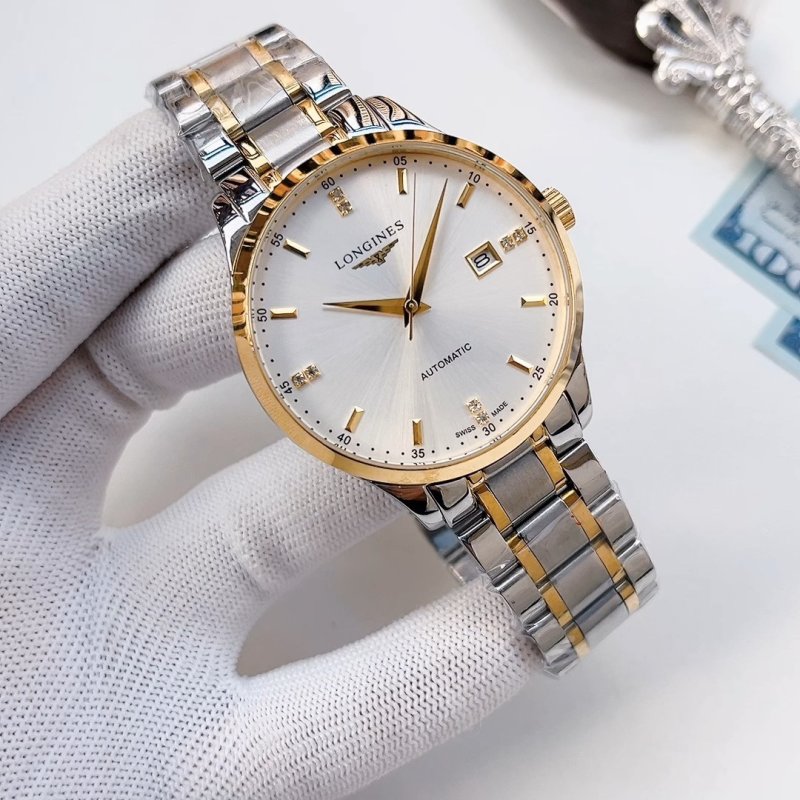 Longines Automatic Two-Tone Steel Watch 40mm