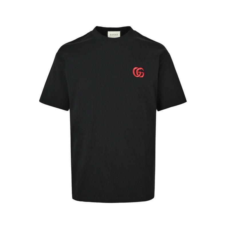 Gucci GG Logo Black Short Sleeve T-Shirt view