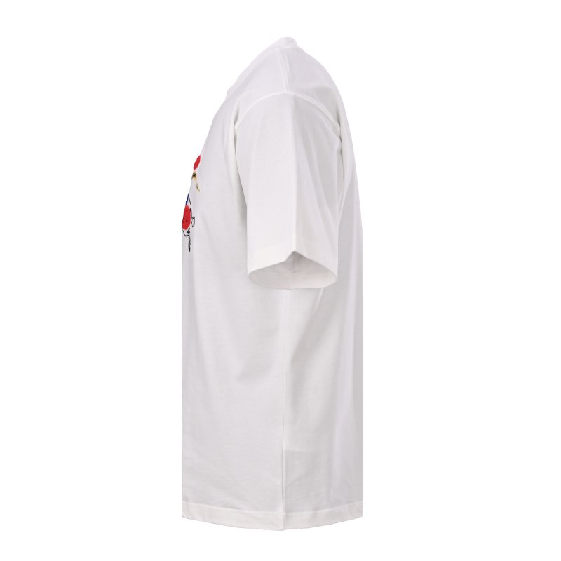 Burberry EKD Embroidered White T-Shirt view