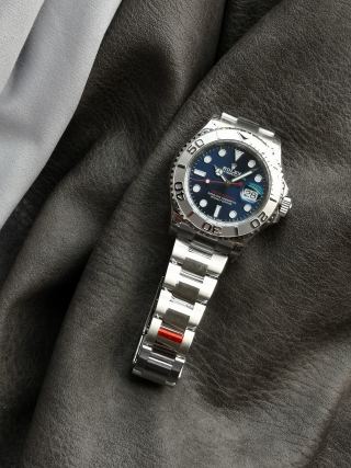 Rolex Yacht-Master 40mm Blue Dial Steel Watch M126622 view 5