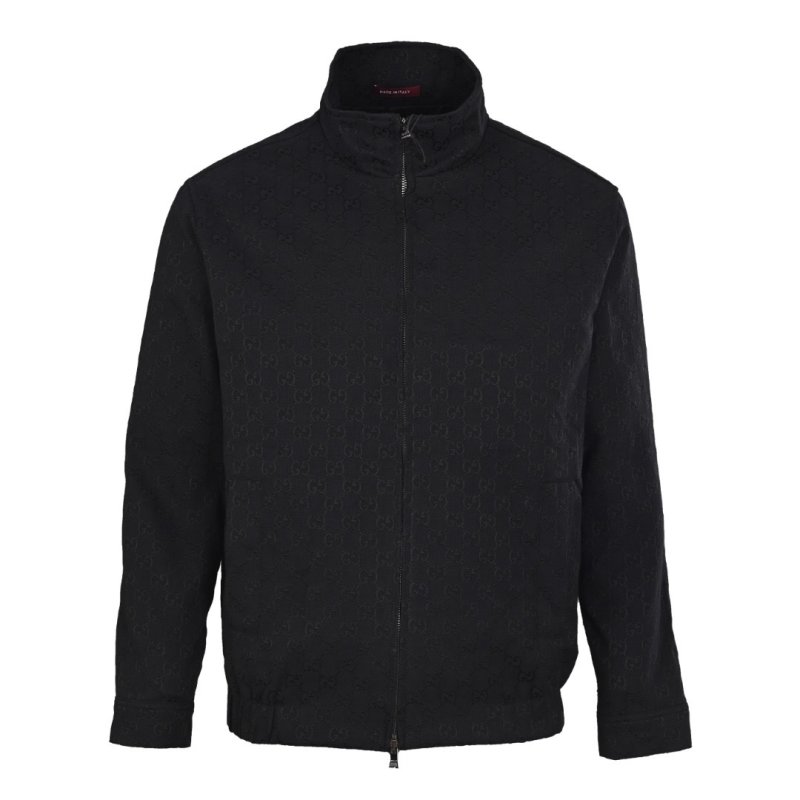 Gucci GG Monogram Black Zip Jacket view