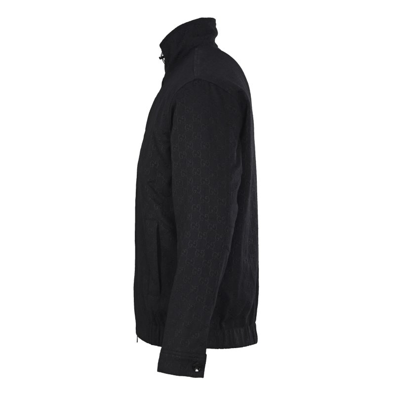 Gucci GG Monogram Black Zip Jacket view