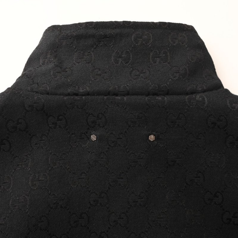 Gucci GG Monogram Black Zip Jacket view