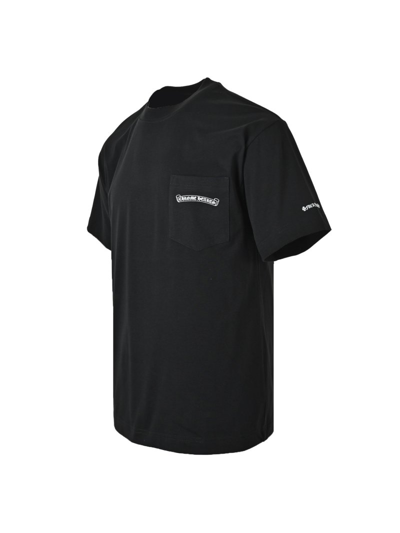 Stone Island Black Chest Logo T-Shirt view