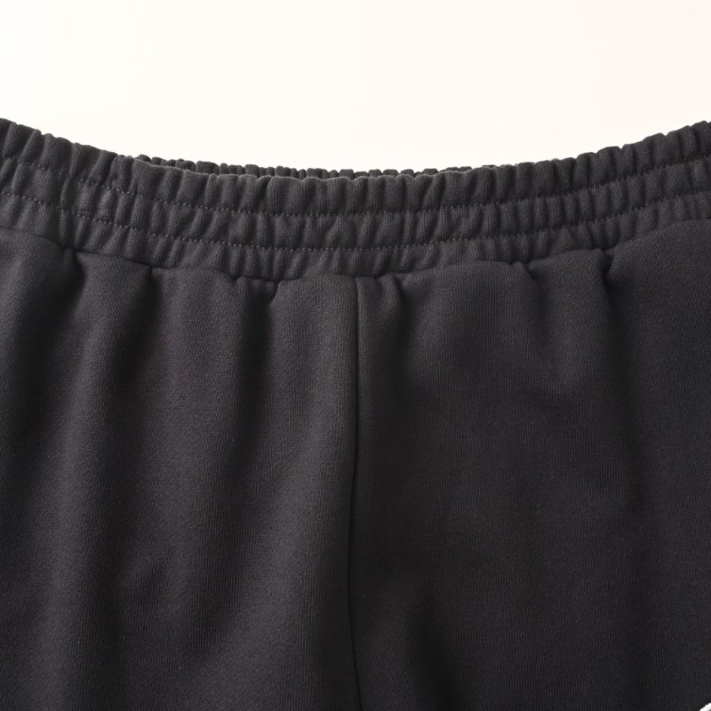 Black Wide-Leg Jeans with Ornamental White Side Print view