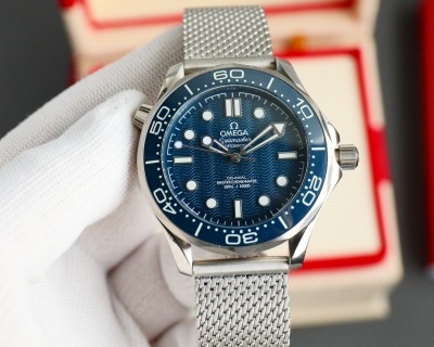 Omega Seamaster 300M 60th Anniversary Edition 42mm Steel Watch view 2