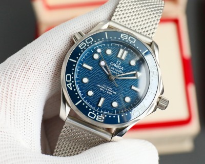 Omega Seamaster 300M 60th Anniversary Edition 42mm Steel Watch view 4