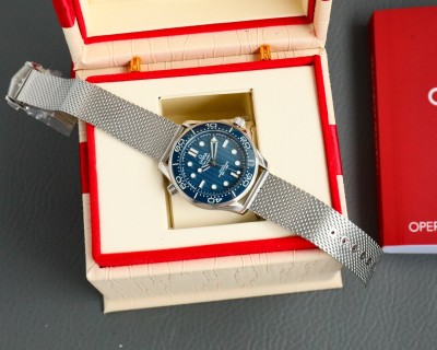 Omega Seamaster 300M 60th Anniversary Edition 42mm Steel Watch view 5