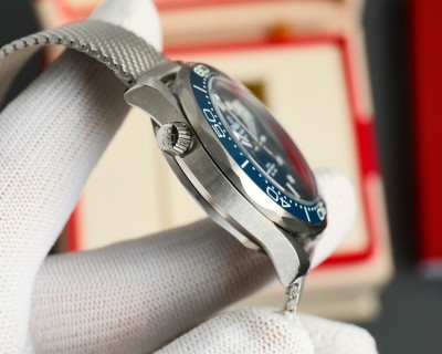Omega Seamaster 300M 60th Anniversary Edition 42mm Steel Watch view 8