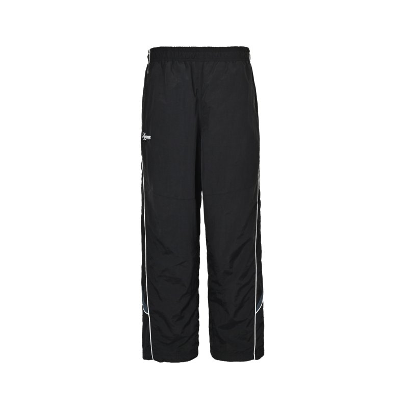 Black Sport Tracksuit with Blue Trim view
