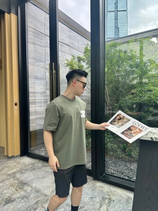 Loewe Anagram Short Sleeve T-Shirt Sage Green