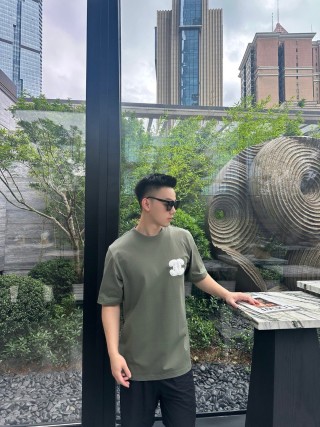 Loewe Anagram Short Sleeve T-Shirt Sage Green view 3
