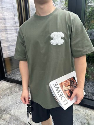 Loewe Anagram Short Sleeve T-Shirt Sage Green view 5