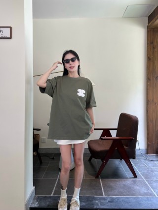 Loewe Anagram Short Sleeve T-Shirt Sage Green view 6