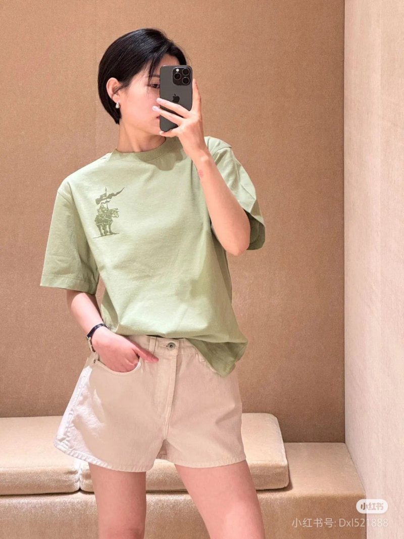 Sage Green Graphic Print Short Sleeve T-Shirt view
