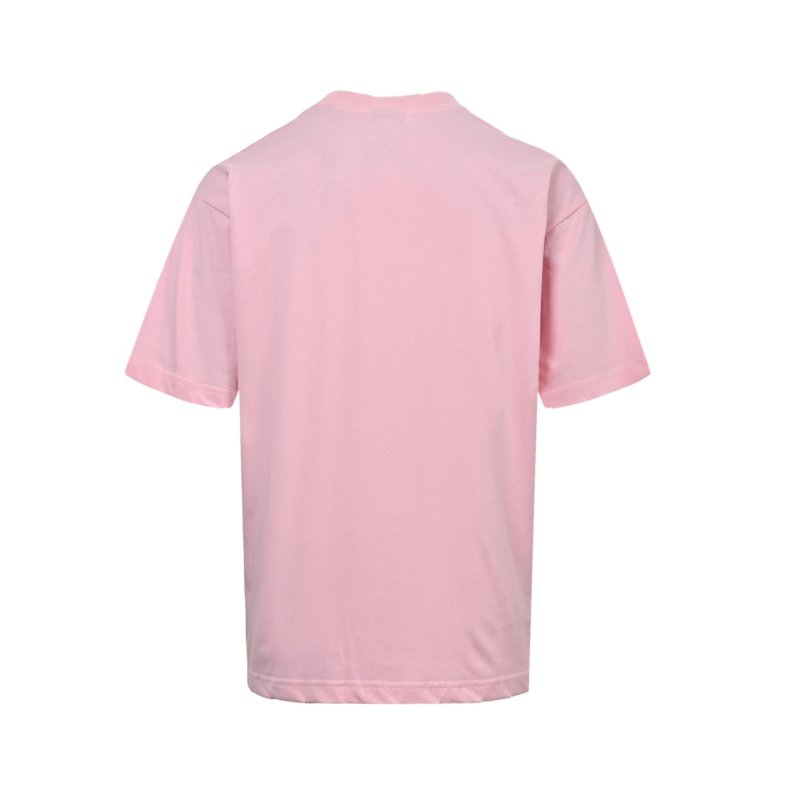 Pink Graphic Print Oversized T-Shirt view