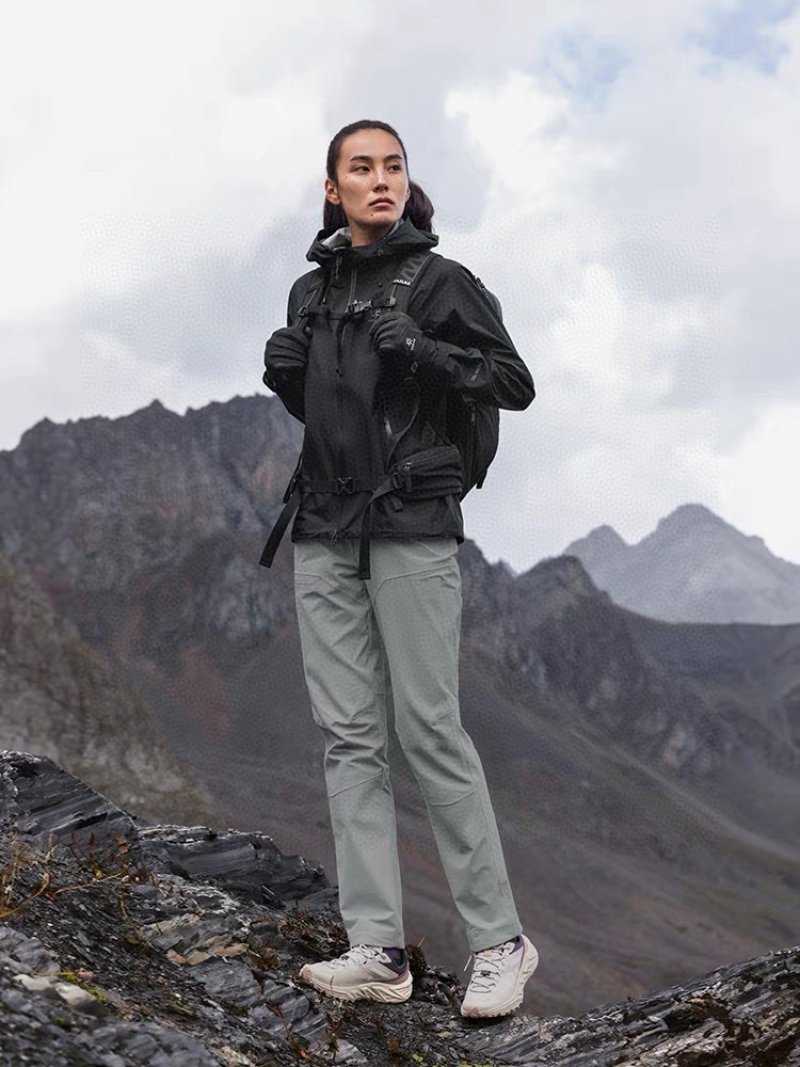 Sage Green Hiking Pants - Lightweight Technical Outdoor Trousers