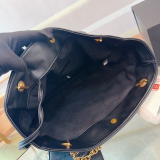 Saint Laurent Jamie Large Quilted Tote Bag Black view 9