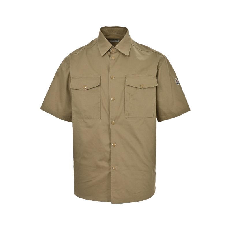 Khaki Short Sleeve Utility Shirt view