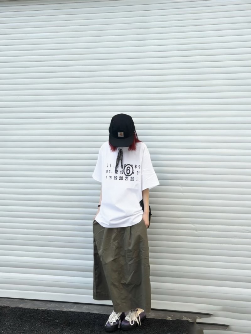 Maison Margiela Number Print White T-Shirt view