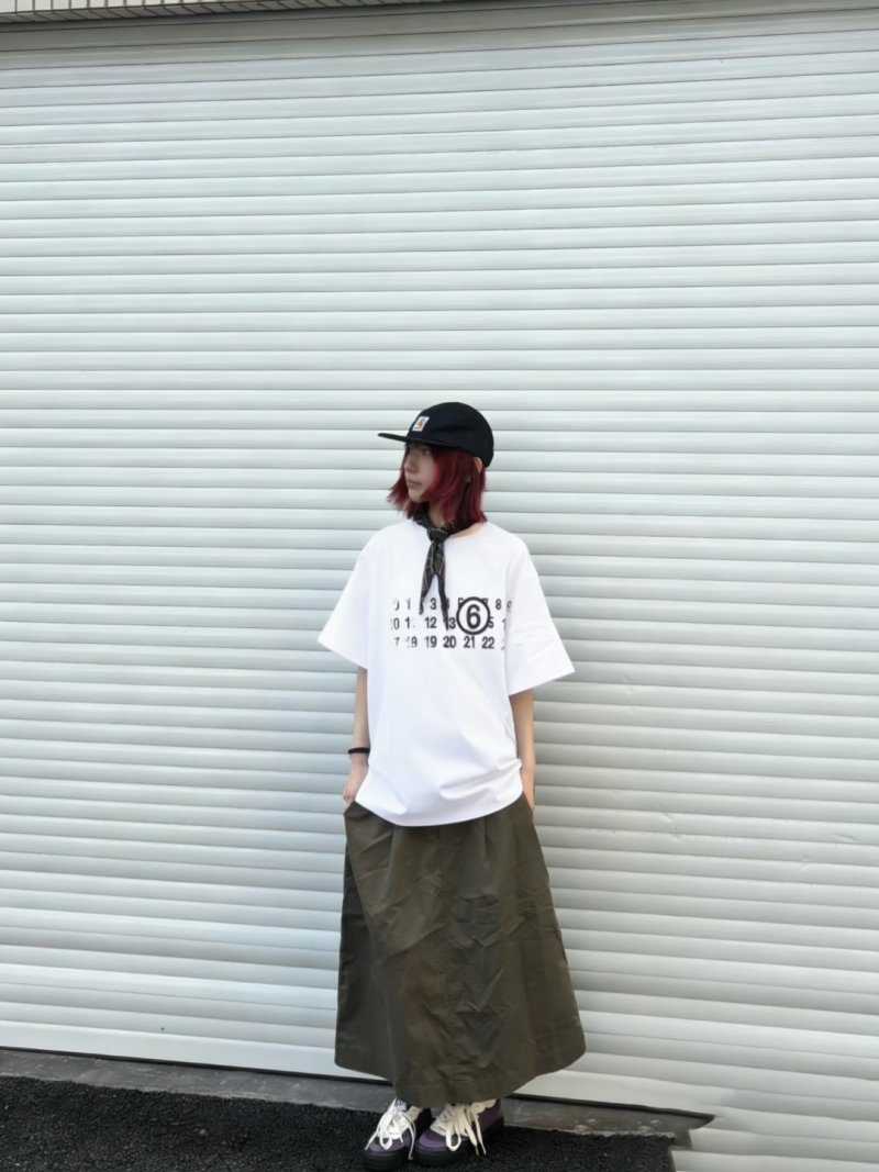 Maison Margiela Number Print White T-Shirt view