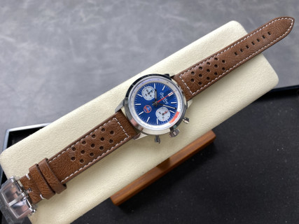 Breitling Top Time Chronograph Blue Dial 42mm view 4