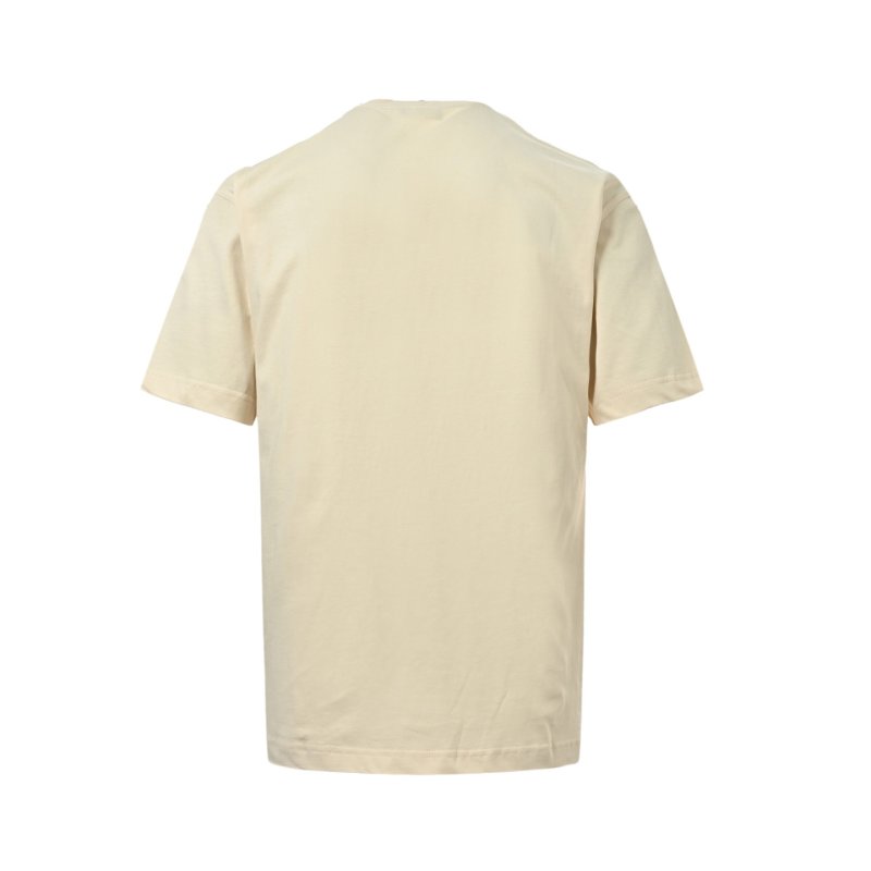 Cream Pocket Detail Short Sleeve T-Shirt view