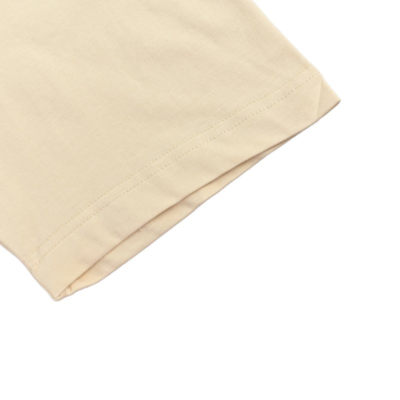 Cream Pocket Detail Short Sleeve T-Shirt view