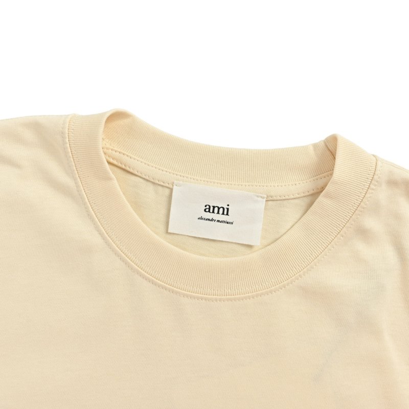 Ami Paris White Logo Short Sleeve T-Shirt view