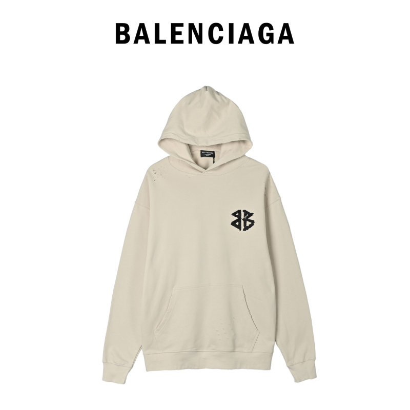 Essentials Cream Logo Hoodie view