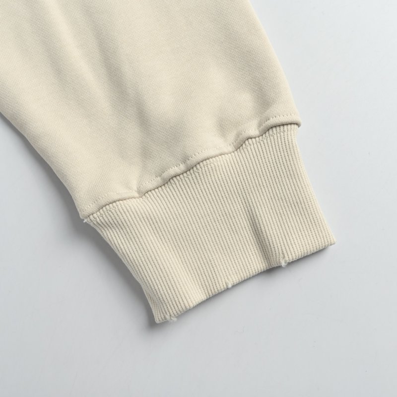 Essentials Cream Logo Hoodie view