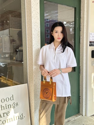 Louis Vuitton White Short Sleeve Polo T-Shirt view 5
