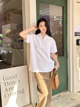 Louis Vuitton White Short Sleeve Polo T-Shirt view 7