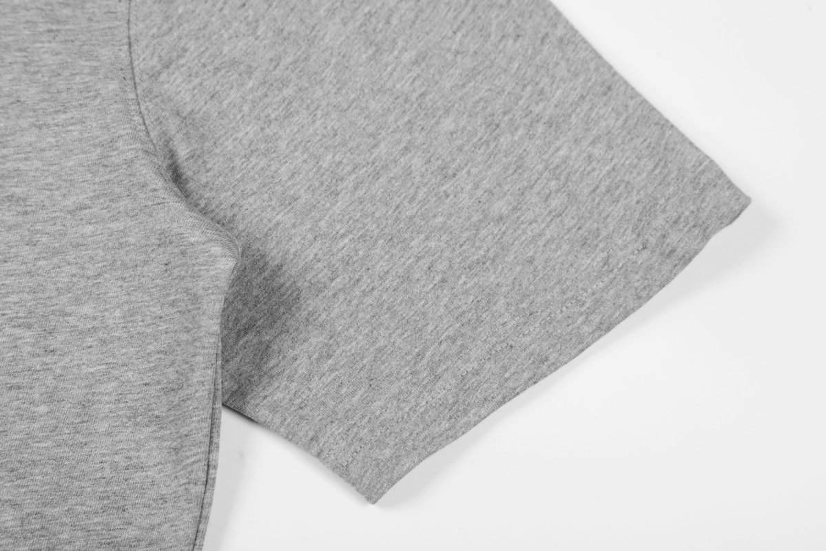 Ami Paris Grey Heart Logo T-Shirt view