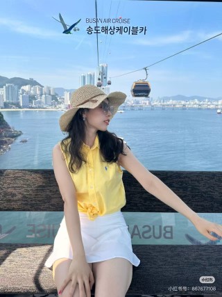 Ralph Lauren Yellow Sleeveless Button-Up Shirt view 9