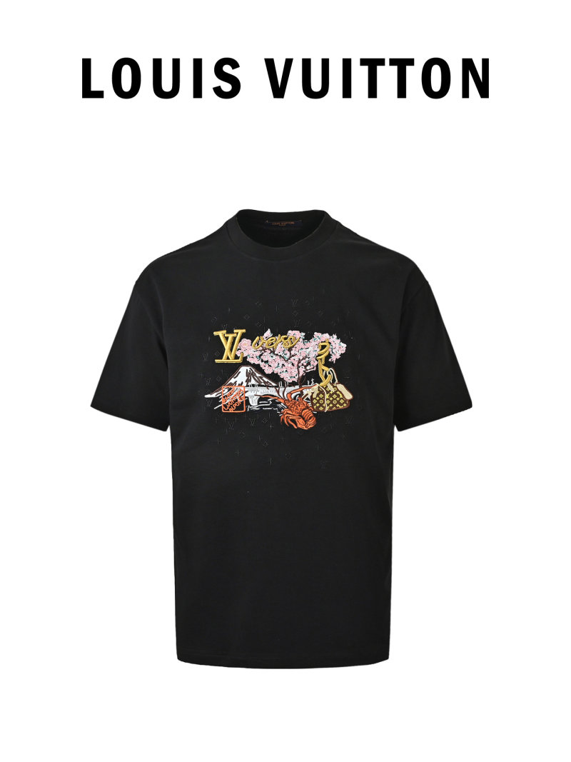 Navy Graphic Print Short Sleeve T-Shirt view