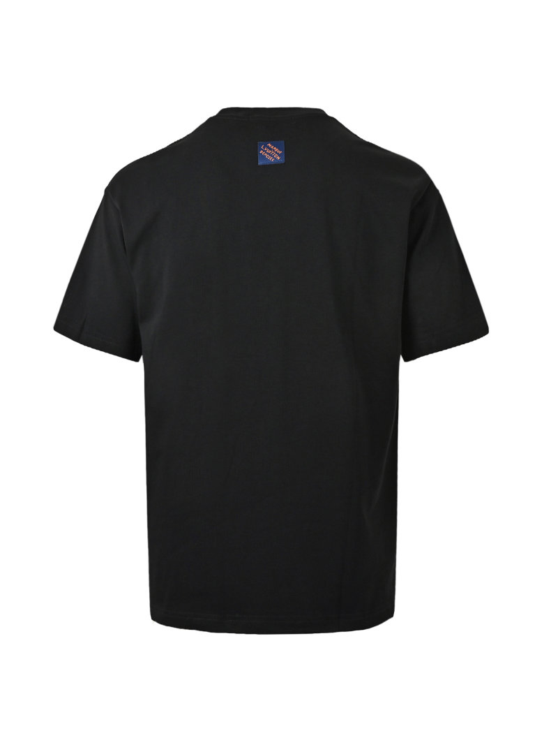 Navy Graphic Print Short Sleeve T-Shirt view