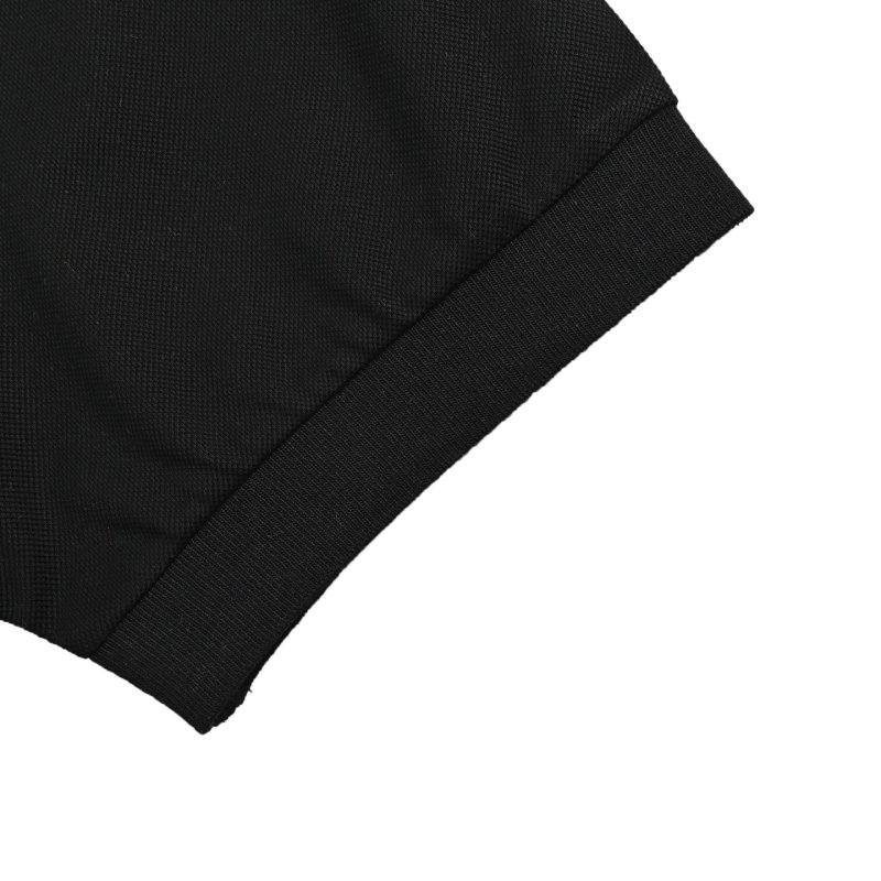 Burberry Black Polo Shirt with Check Collar view