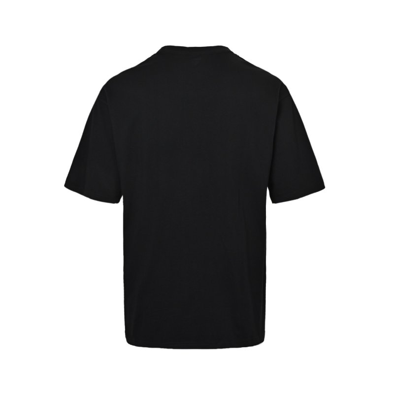 Black Graphic Triangle T-Shirt with Embroidered Logo view