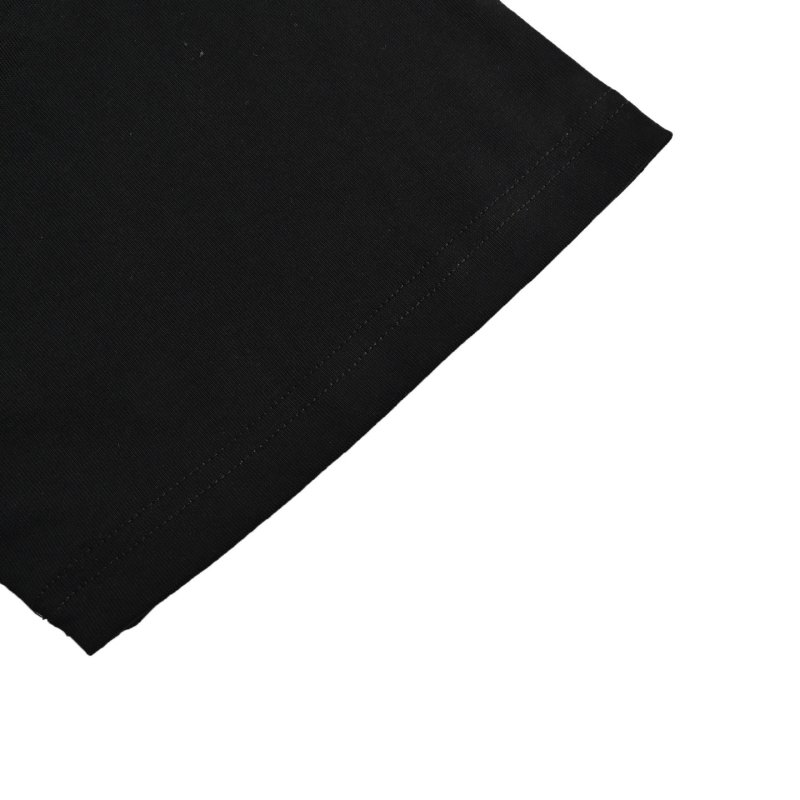 Black Graphic Triangle T-Shirt with Embroidered Logo view