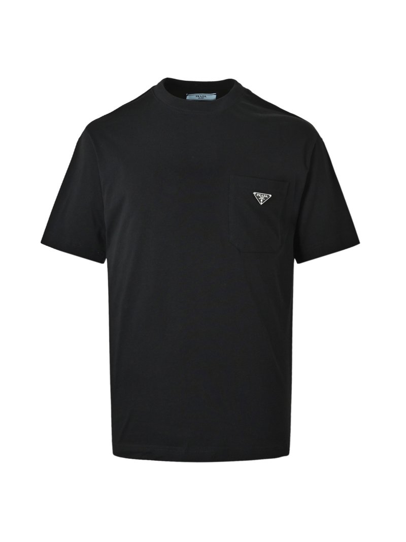 Prada Black Minimalist Logo T-Shirt view