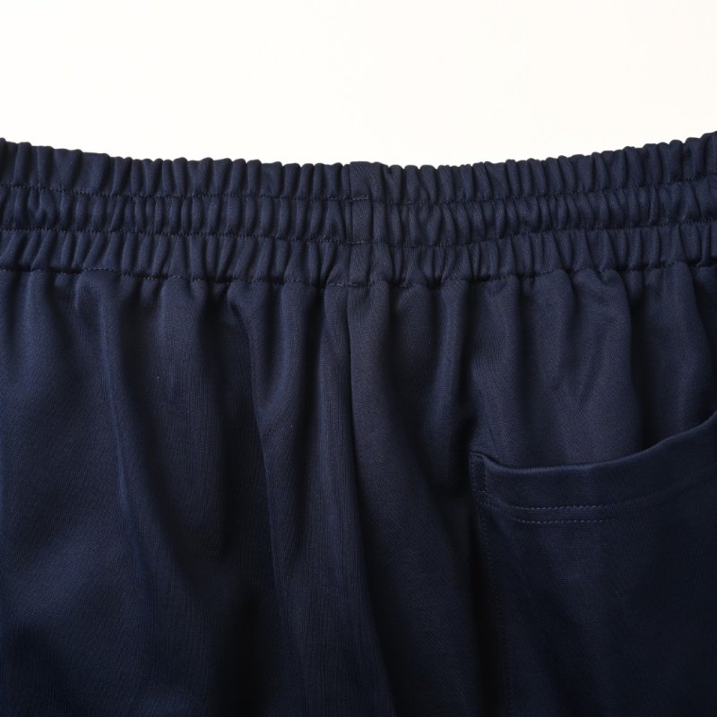 Navy Blue Zip-Up Tracksuit Set with Piping Detail view