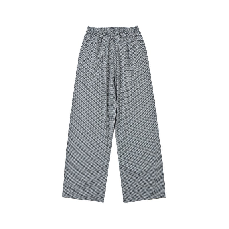 Grey Gingham Check Cargo Pants view