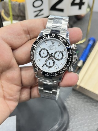 Rolex Daytona 40mm Panda Chronograph Steel Watch view 2