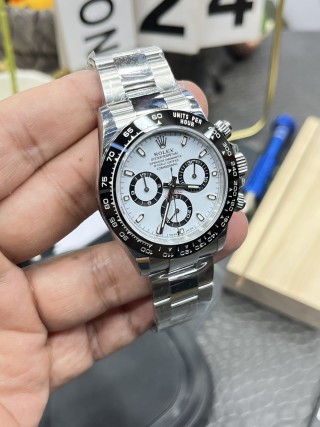 Rolex Daytona 40mm Panda Chronograph Steel Watch view 4