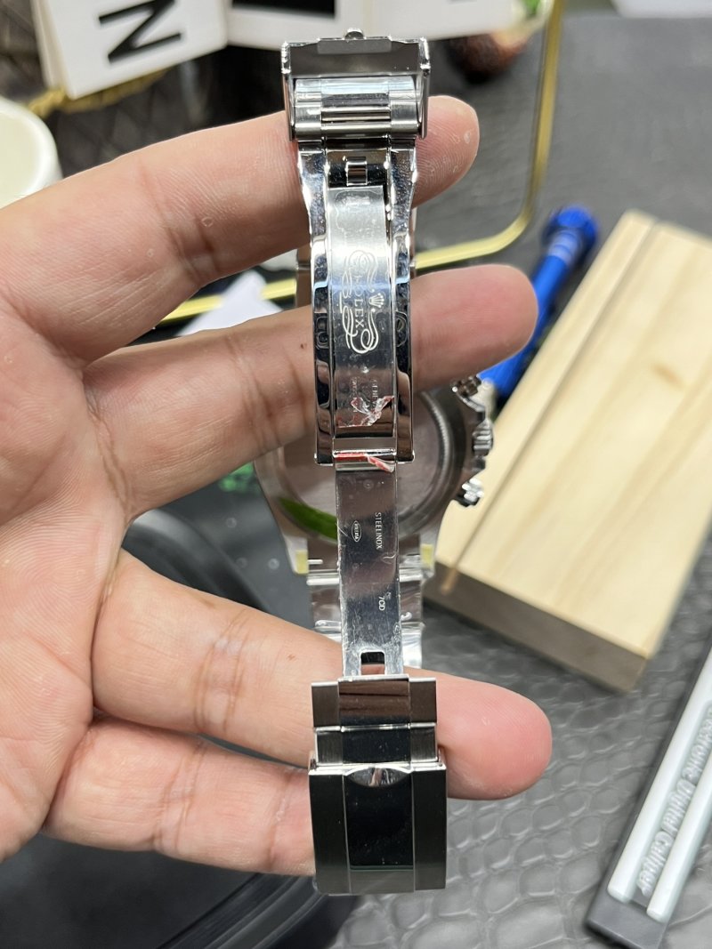 Rolex Daytona 40mm Panda Chronograph Steel Watch view