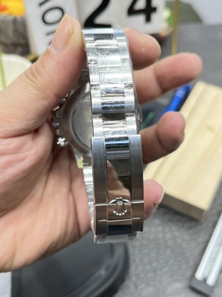 Rolex Daytona 40mm Panda Chronograph Steel Watch view 9