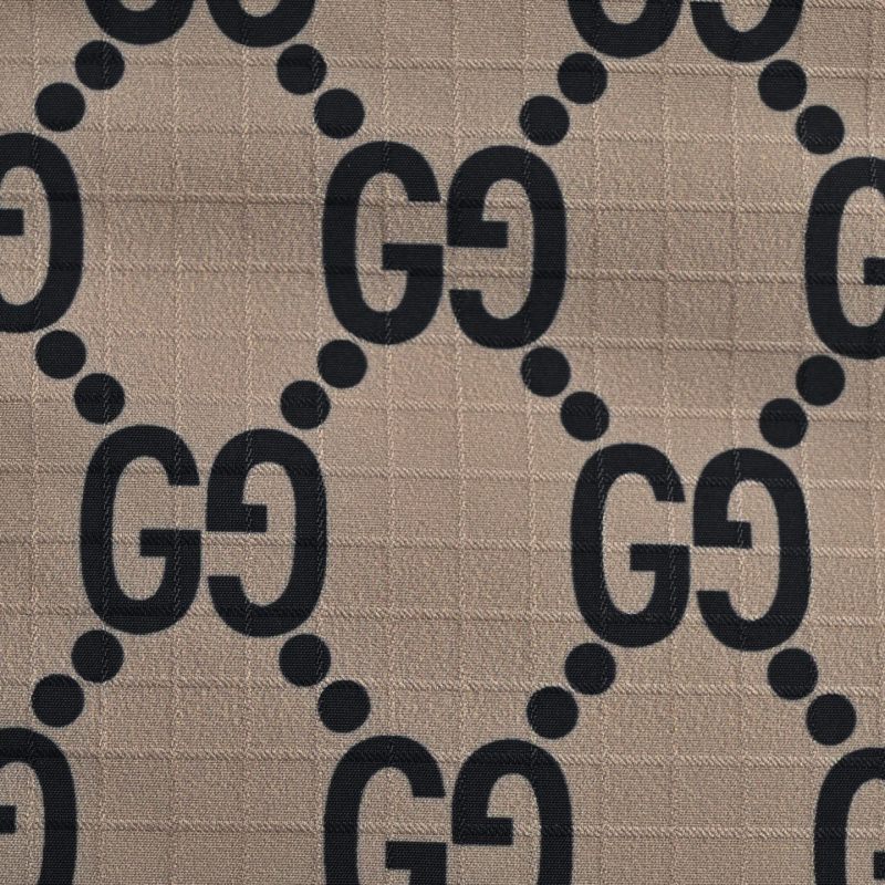 Gucci GG Monogram Brown Down Puffer Jacket view