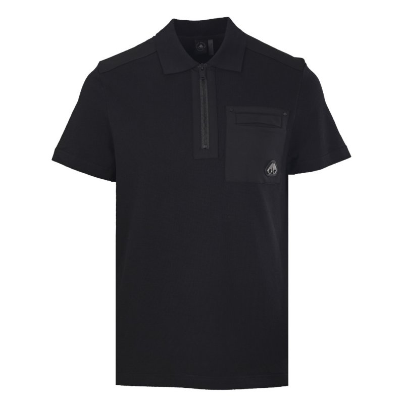 Stone Island Black Short Sleeve Polo Shirt view